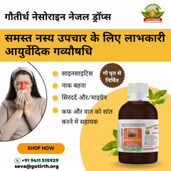 Nasya Treatment in Ayurveda - Gotirth Nasorine Ayurvedic Nasal Drops for Blocked Nose, Sinusitis